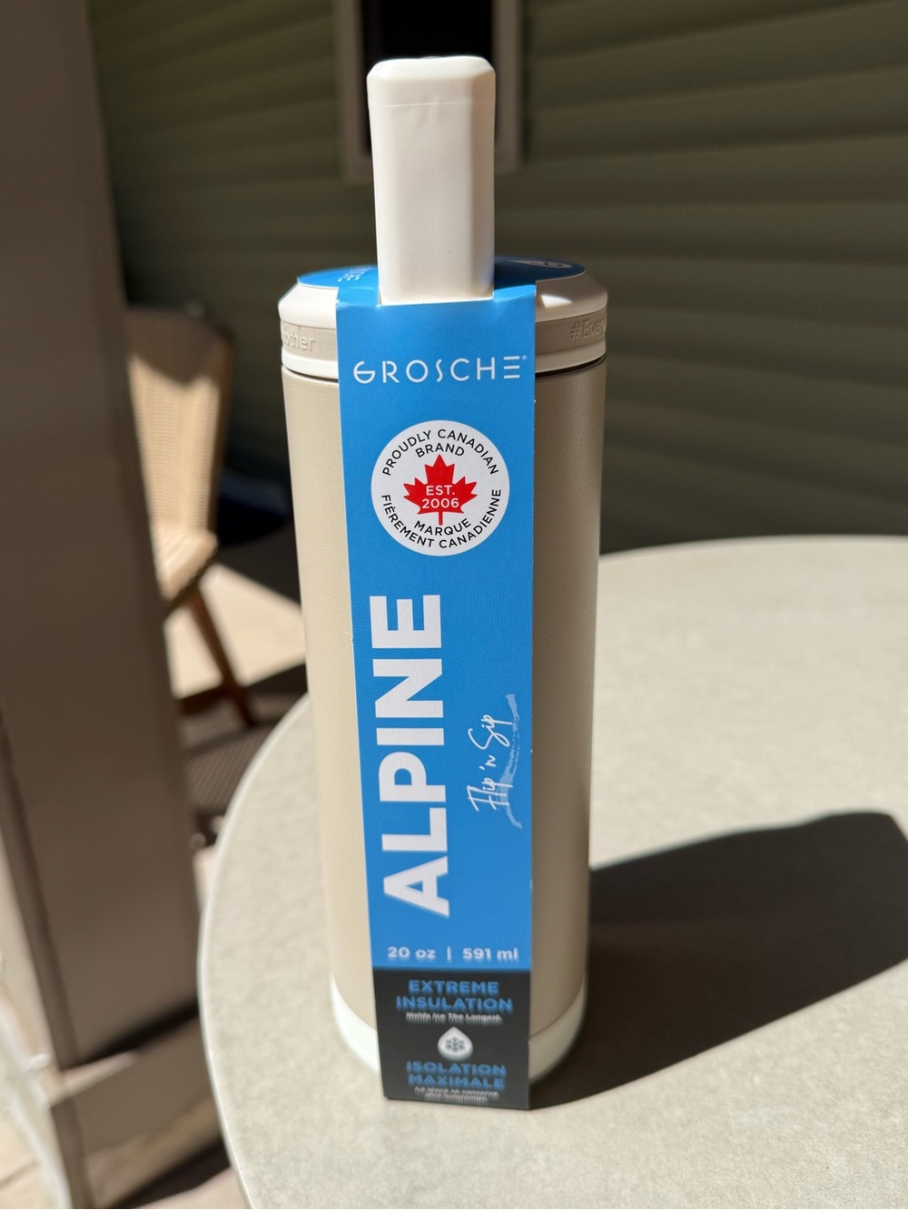 Grosche Apline flip n sip water bottle